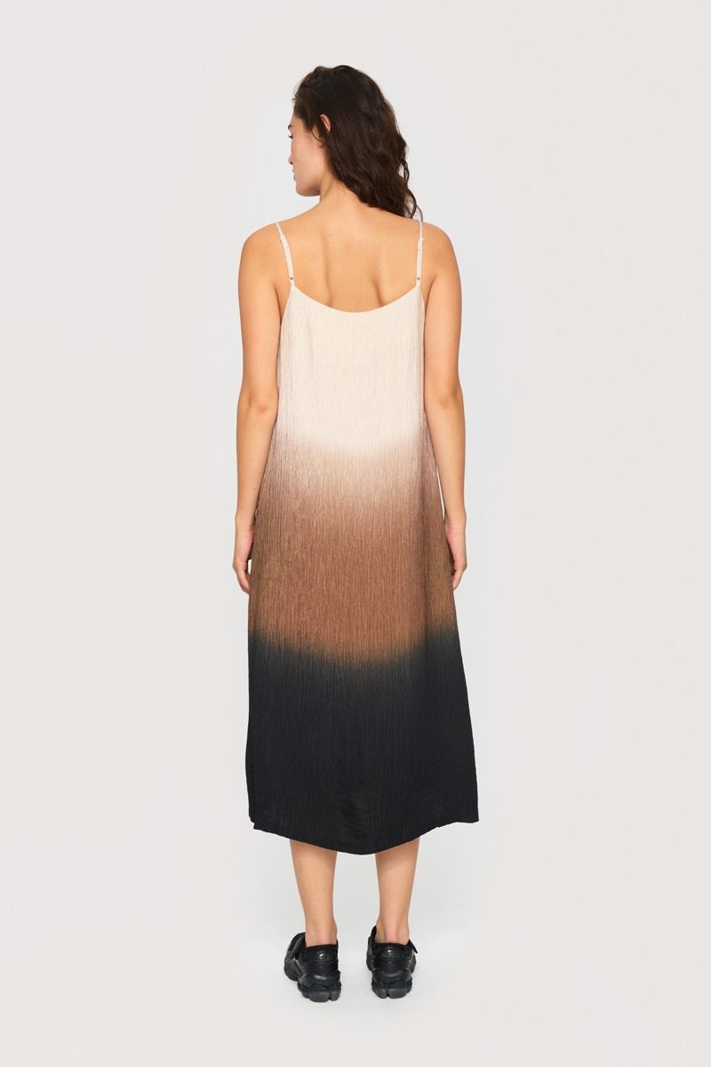 SALE  Bitte Kai Rand Summer Dip Dye Strap Dress - Size: XS