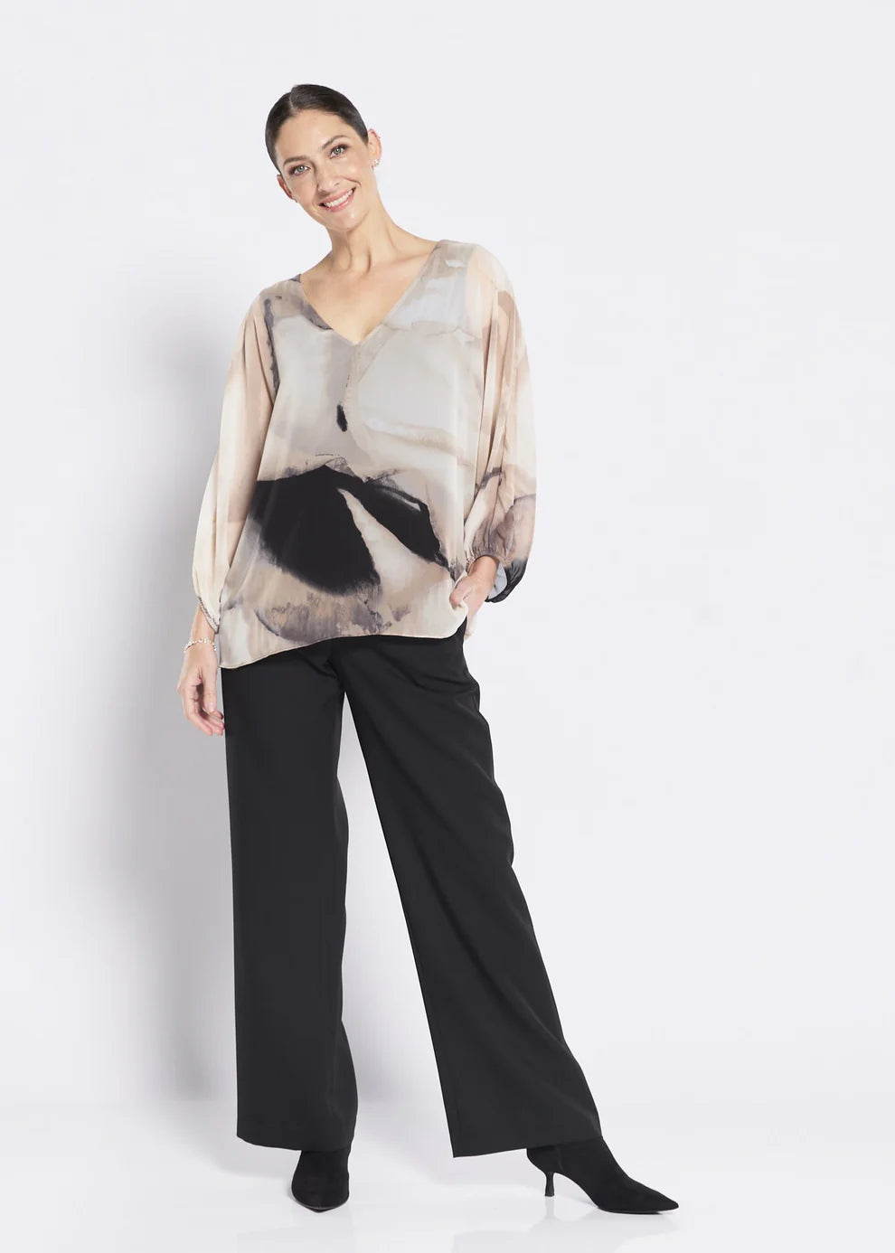 SALE Philosophy "Crest" Vintage Chiffon Blouse - 12  18