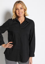 Load image into Gallery viewer, Philosophy &quot;Natalie&quot; Shirt - Black - Sizes:  12 18