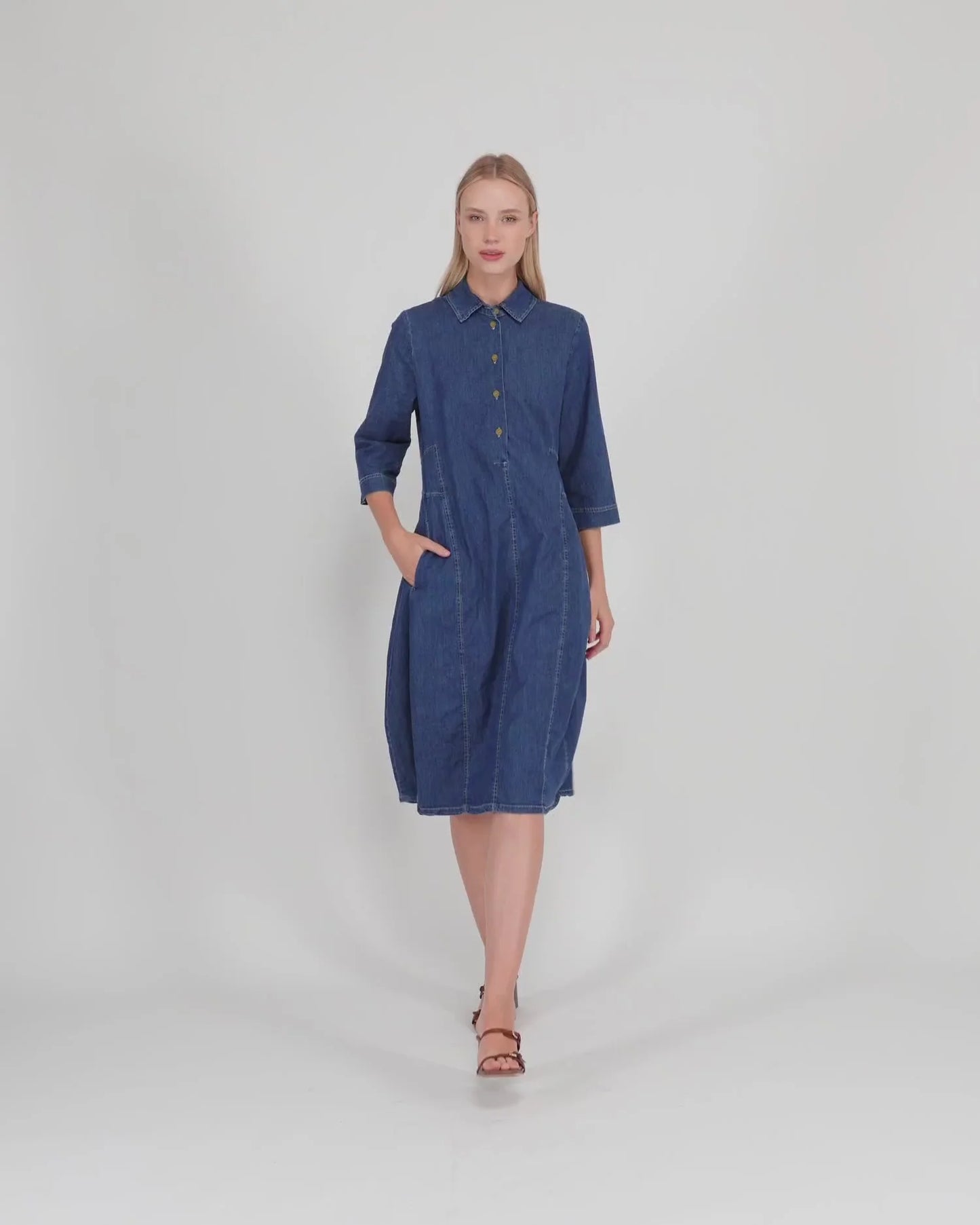 Alembika Harper Shirtdress - Denim -Sizes: 12(2) 14(3)