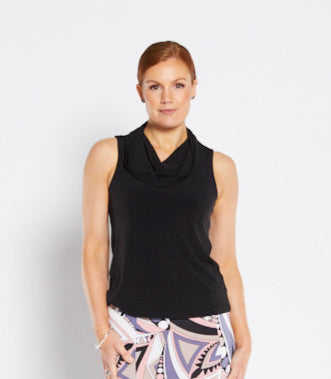 Philosophy 'Macy' Cowl neck Top - Black - Sizes: 10 12 14