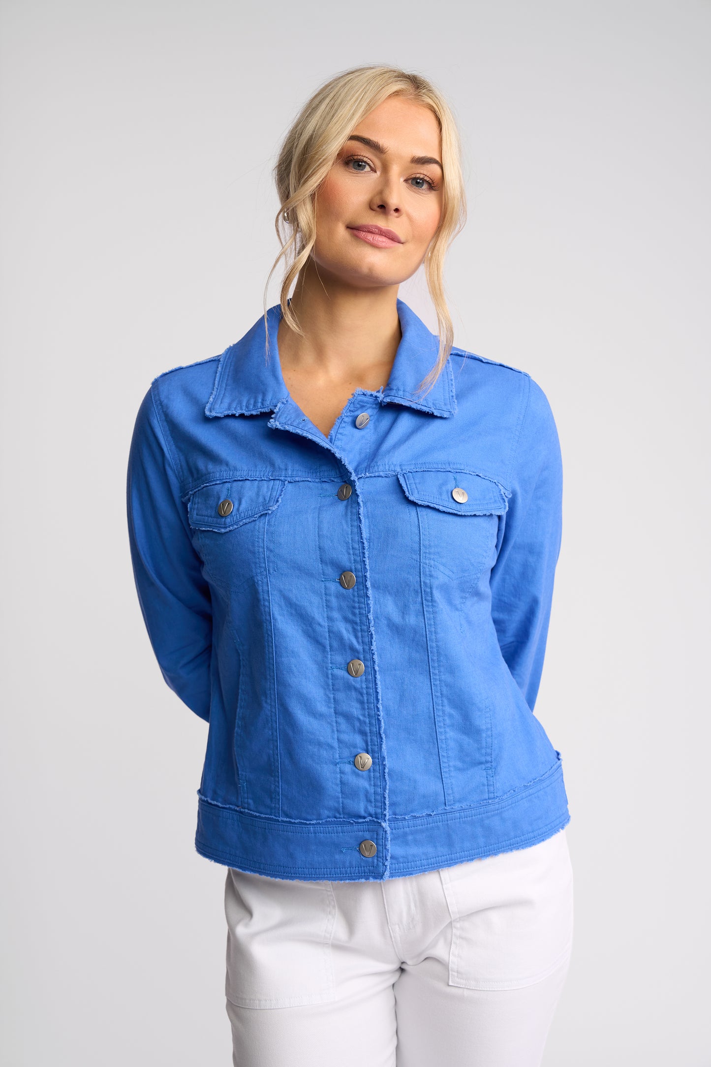 Vassalli "Aura Jacket" - French Blue - Sizes: 8 10 12 14 16