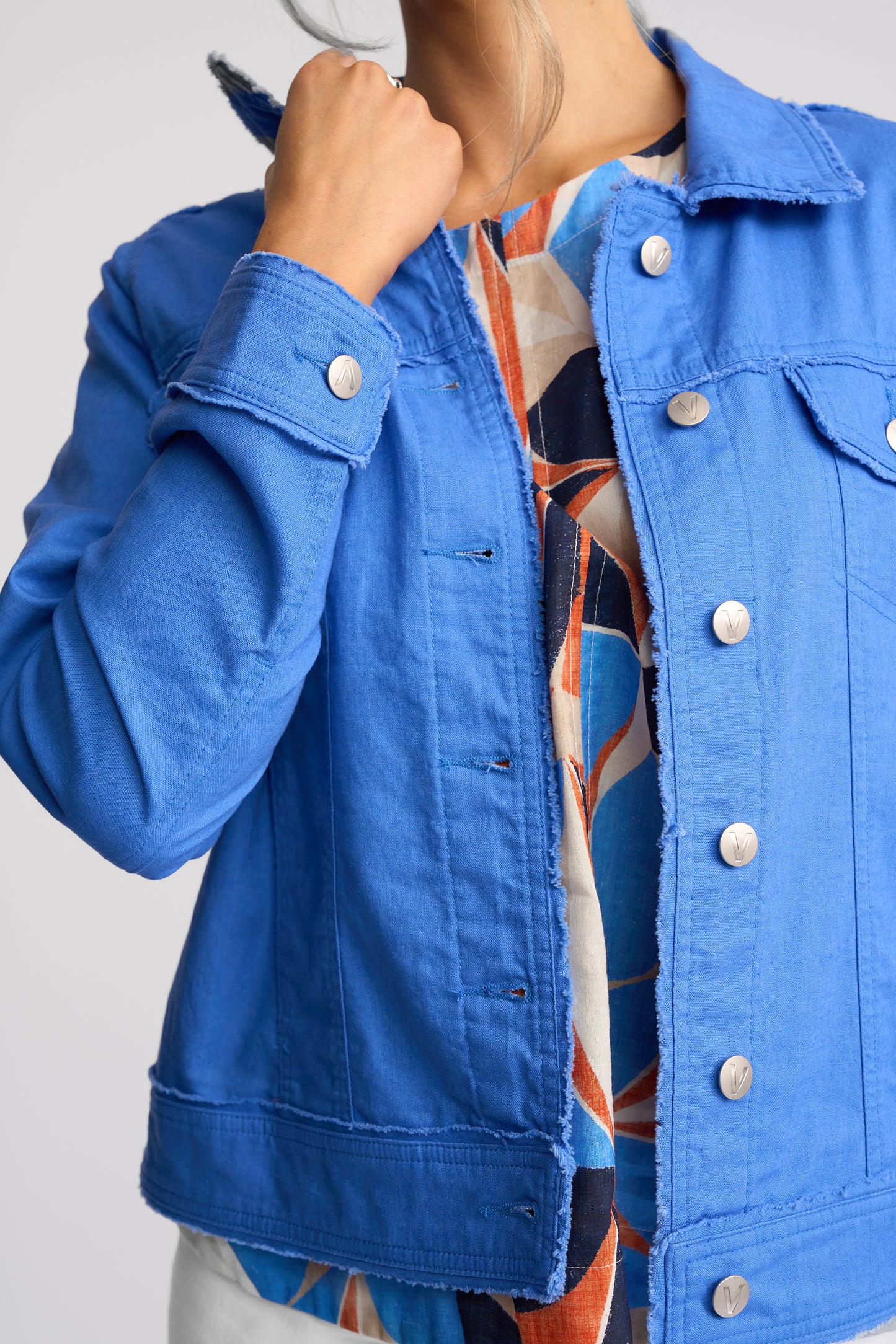 Vassalli "Aura Jacket" - French Blue - Sizes: 8 10 12 14 16