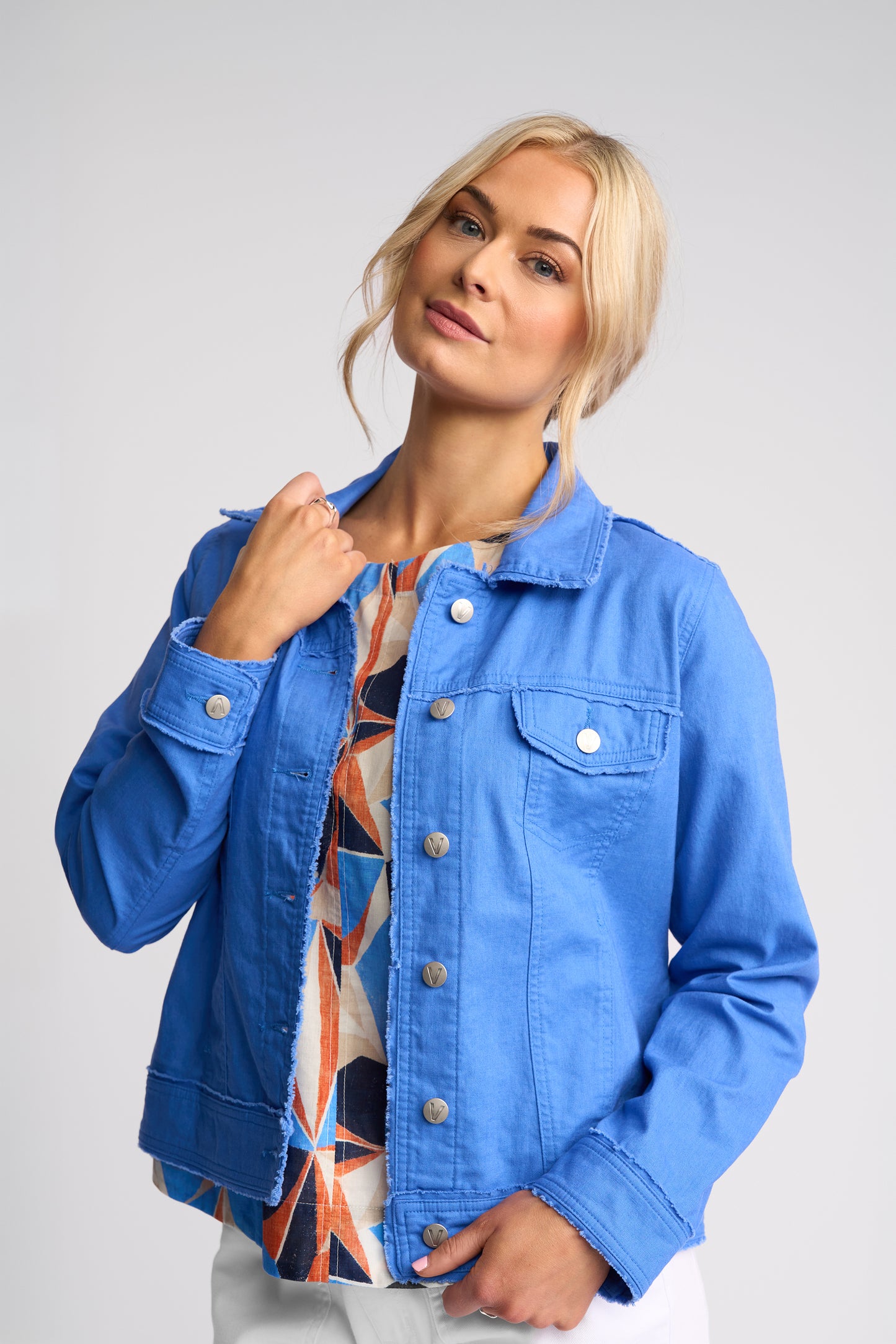 Vassalli "Aura Jacket" - French Blue - Sizes: 8 10 12 14 16