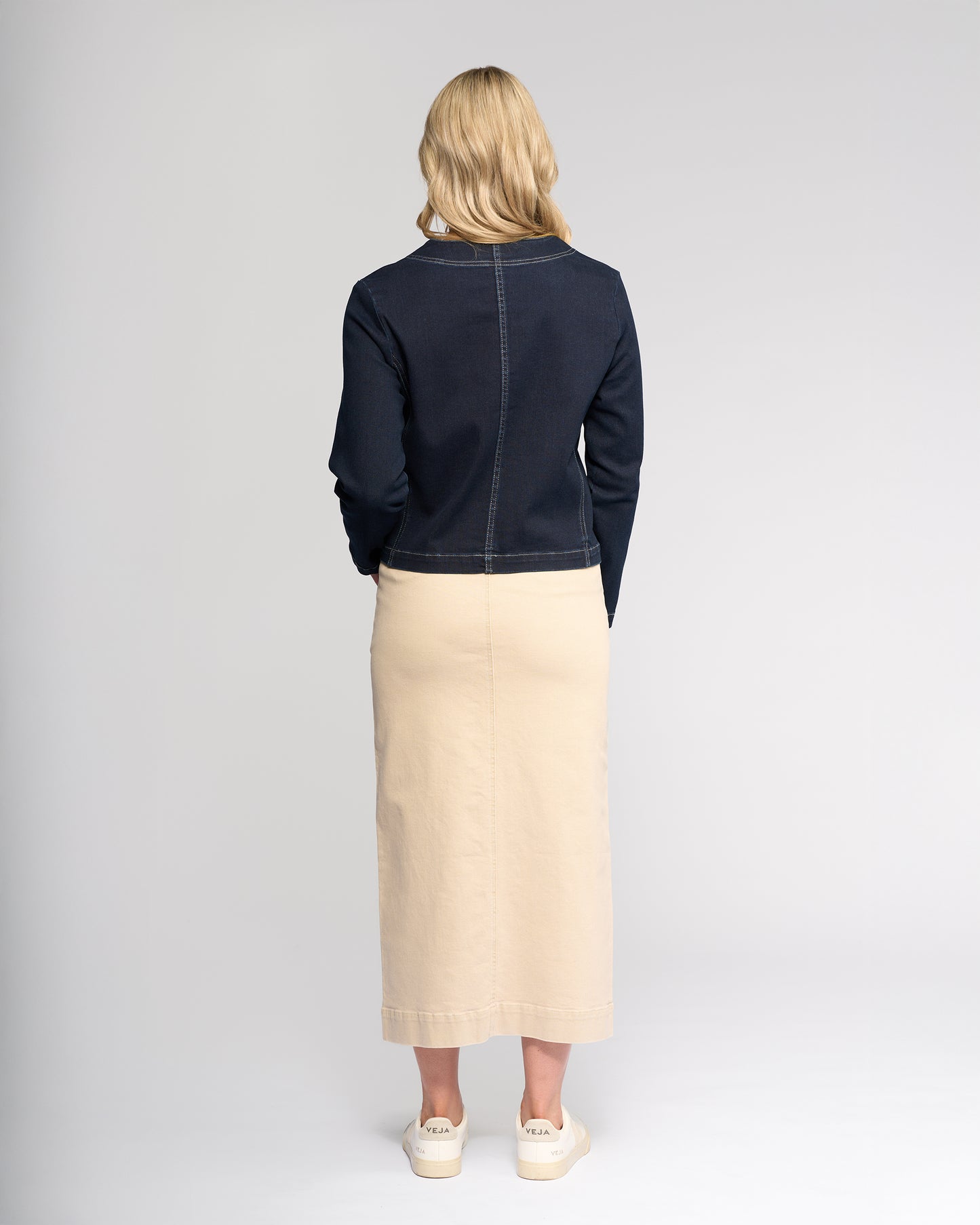 Vassalli "Cable Jacket" - Ink Denim - Sizes:8 10 14 16