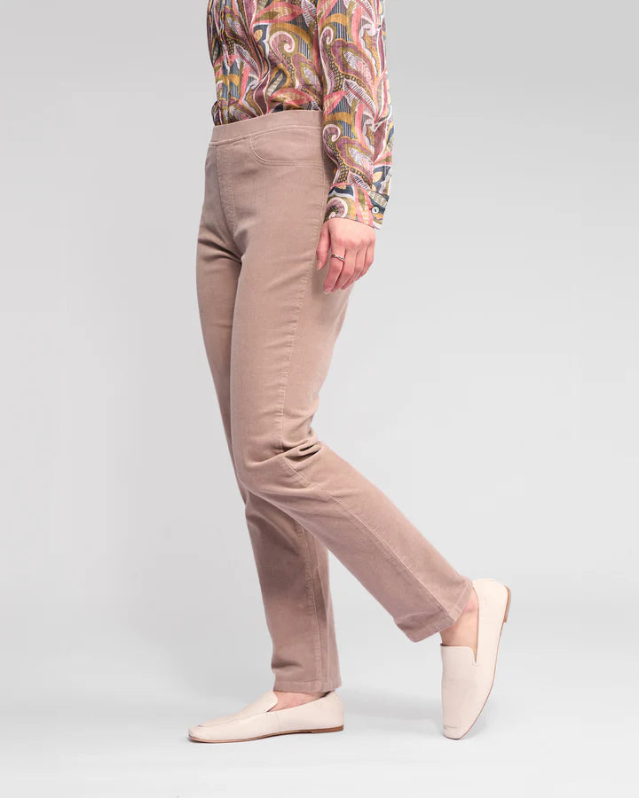 Vassalli "Bay Cord Pull On Pant" - Twig - Sizes:  16