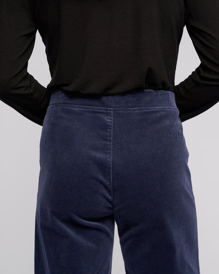 Vassalli "Loft Cord Pull On Pants" - Slate - Sizes: 12 14 16
