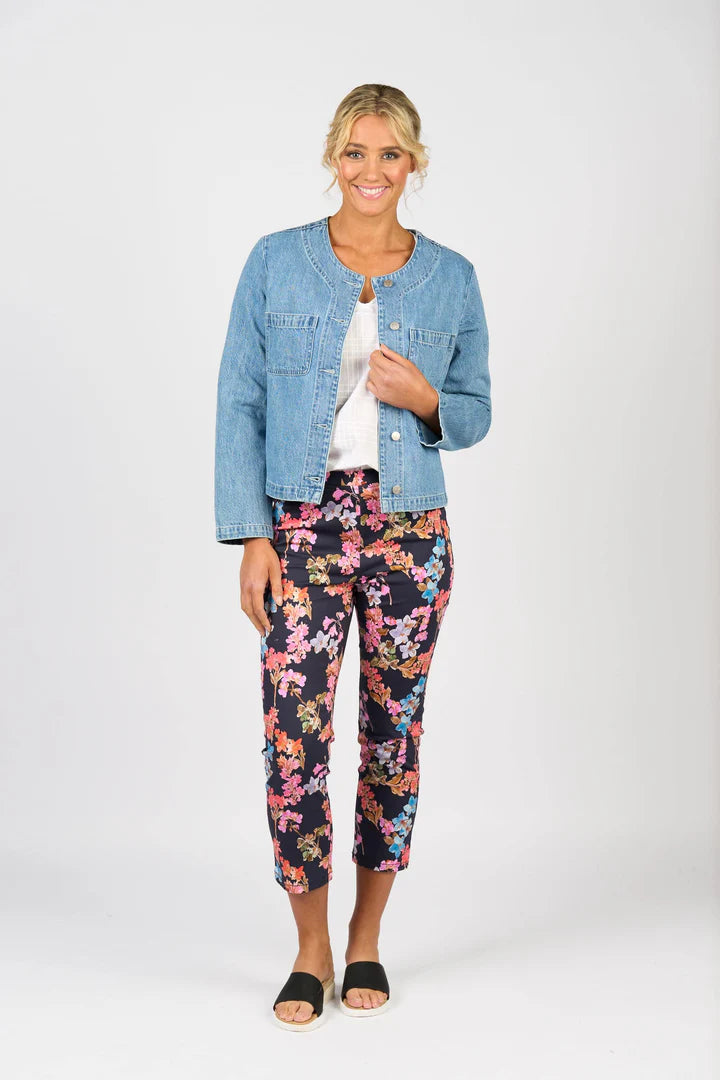 Vassalli Sierra 7/8 Pant - Willa Print - Sizes: 10 12 14