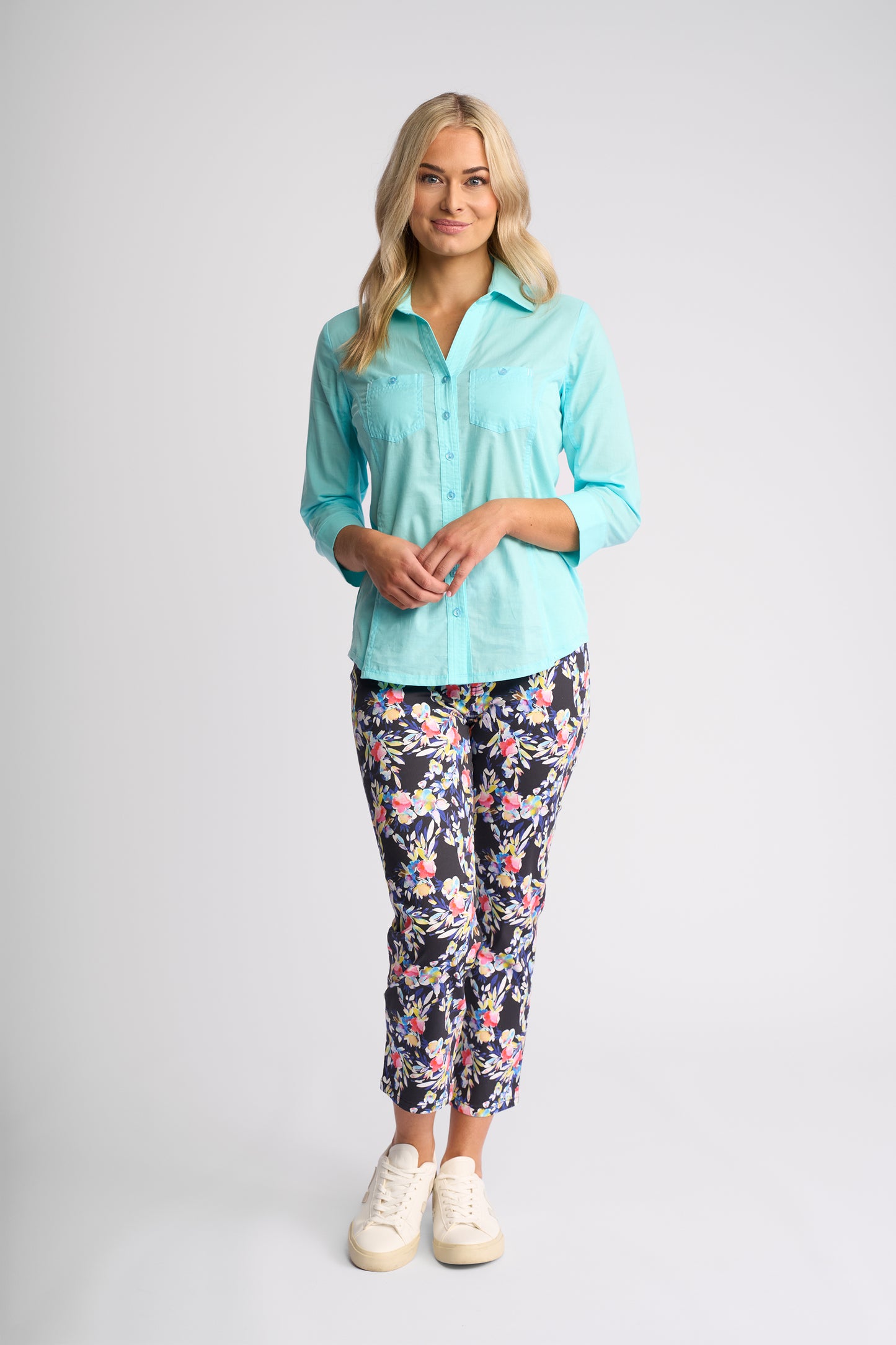 Vassalli "Isla Shirt" - Marine - Sizes: 8 10 18