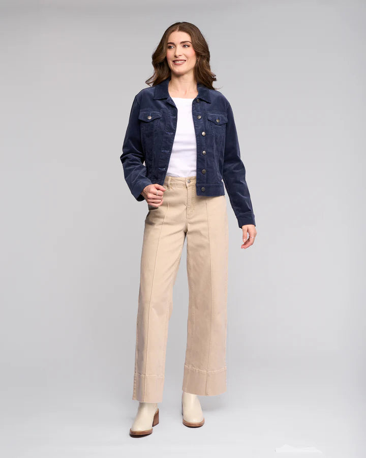 Vassalli "Core Cord Jacket" - Slate - Size:  12