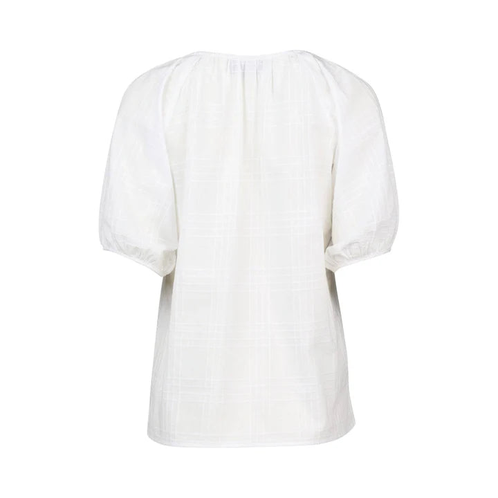 SALE   Vassalli    "Pitch Top" - White Check   -   Sizes: 10  14 16