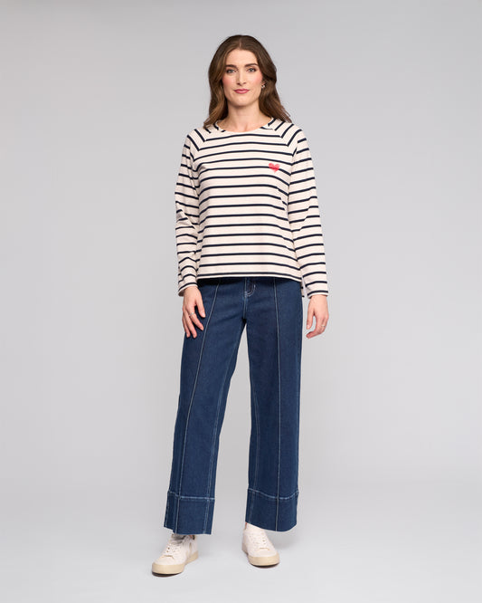 Vassalli "Lover Top" - Ink/Oak- Sizes: 8 10 12 14 16