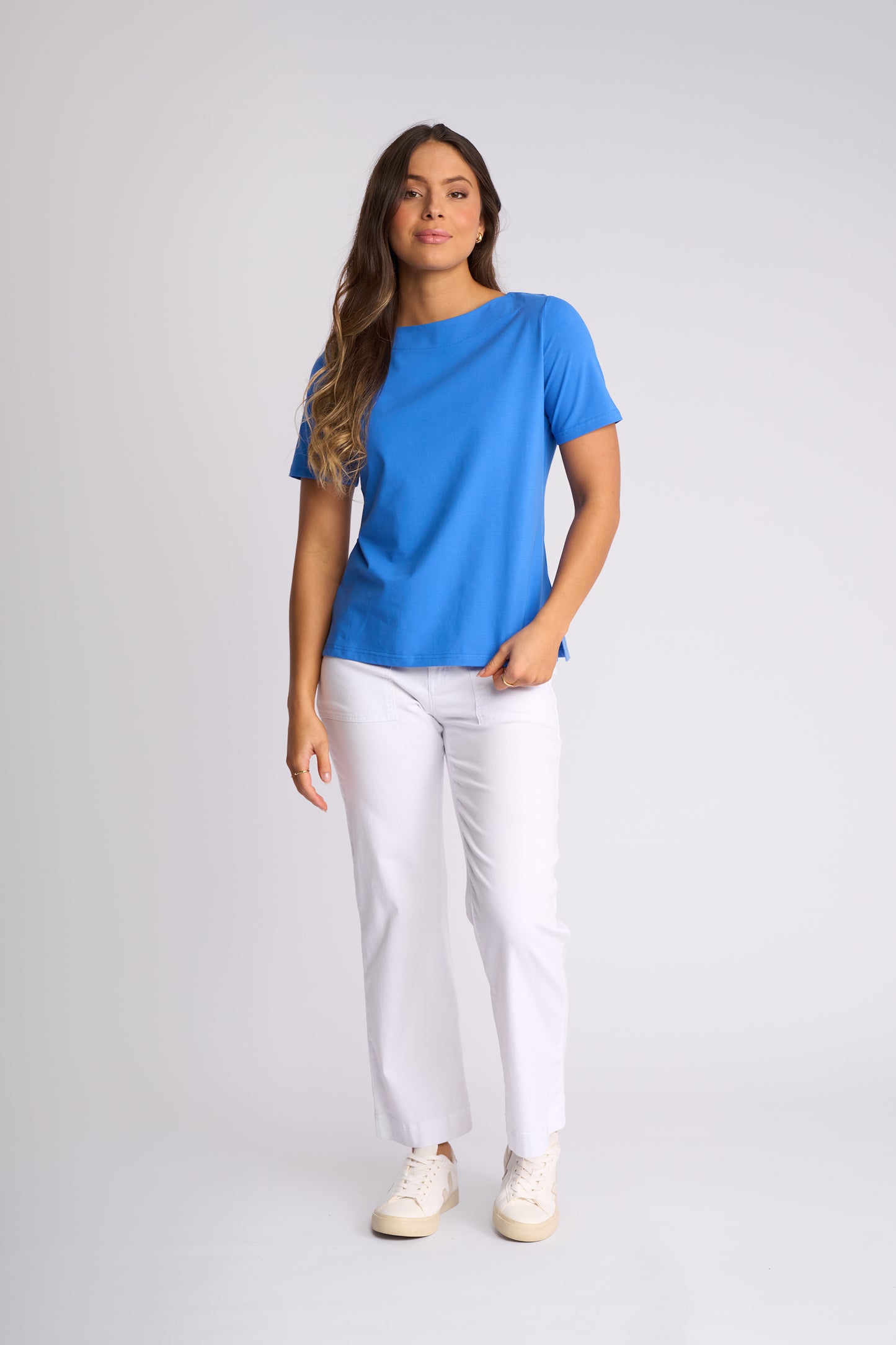 Vassalli "Raya Top" - French Blue - Sizes: 8 10 12 14 16 18