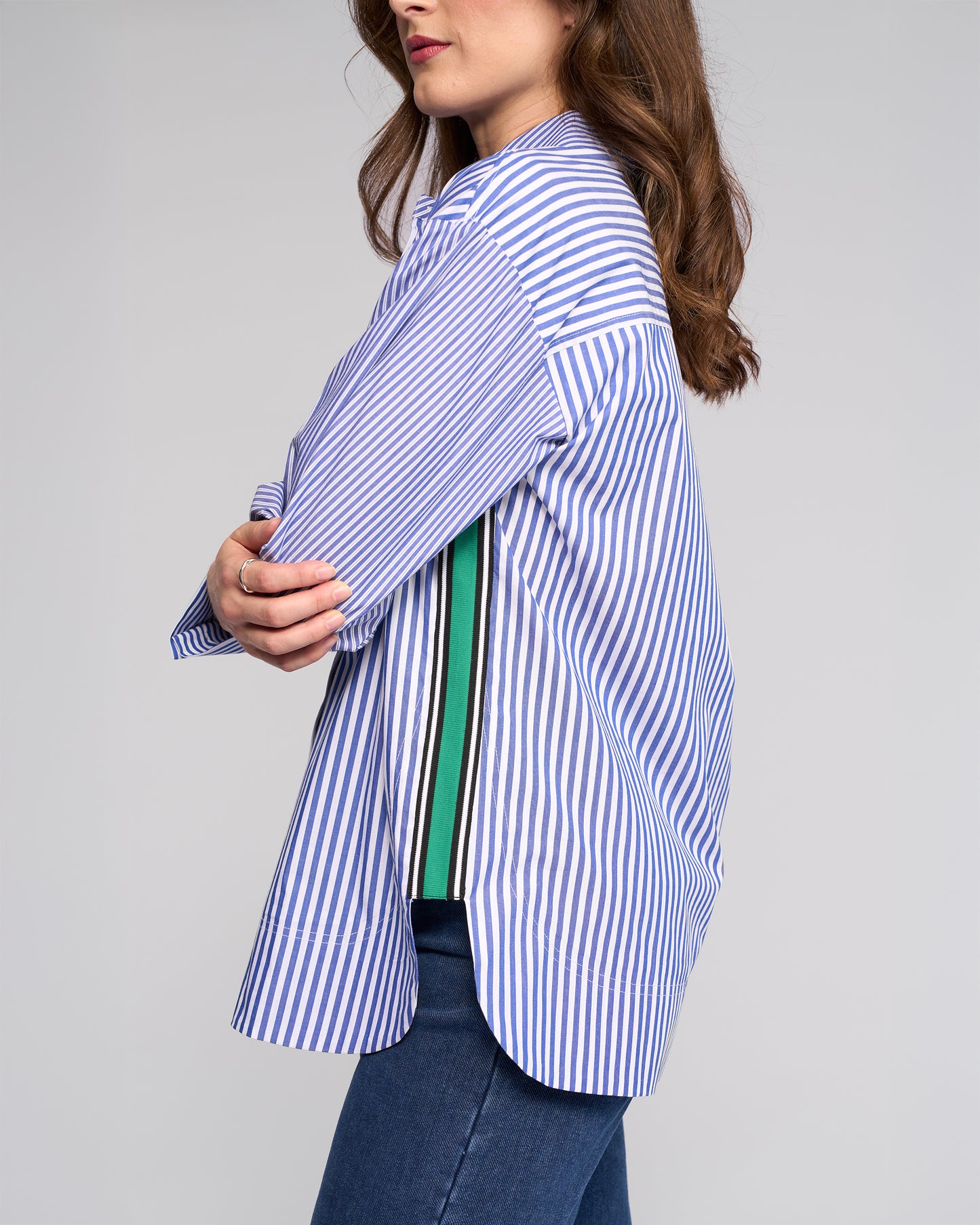 Vassalli    "Chart Shirt"   -    Blue/White Stripe   -   Sizes:  12  16 18