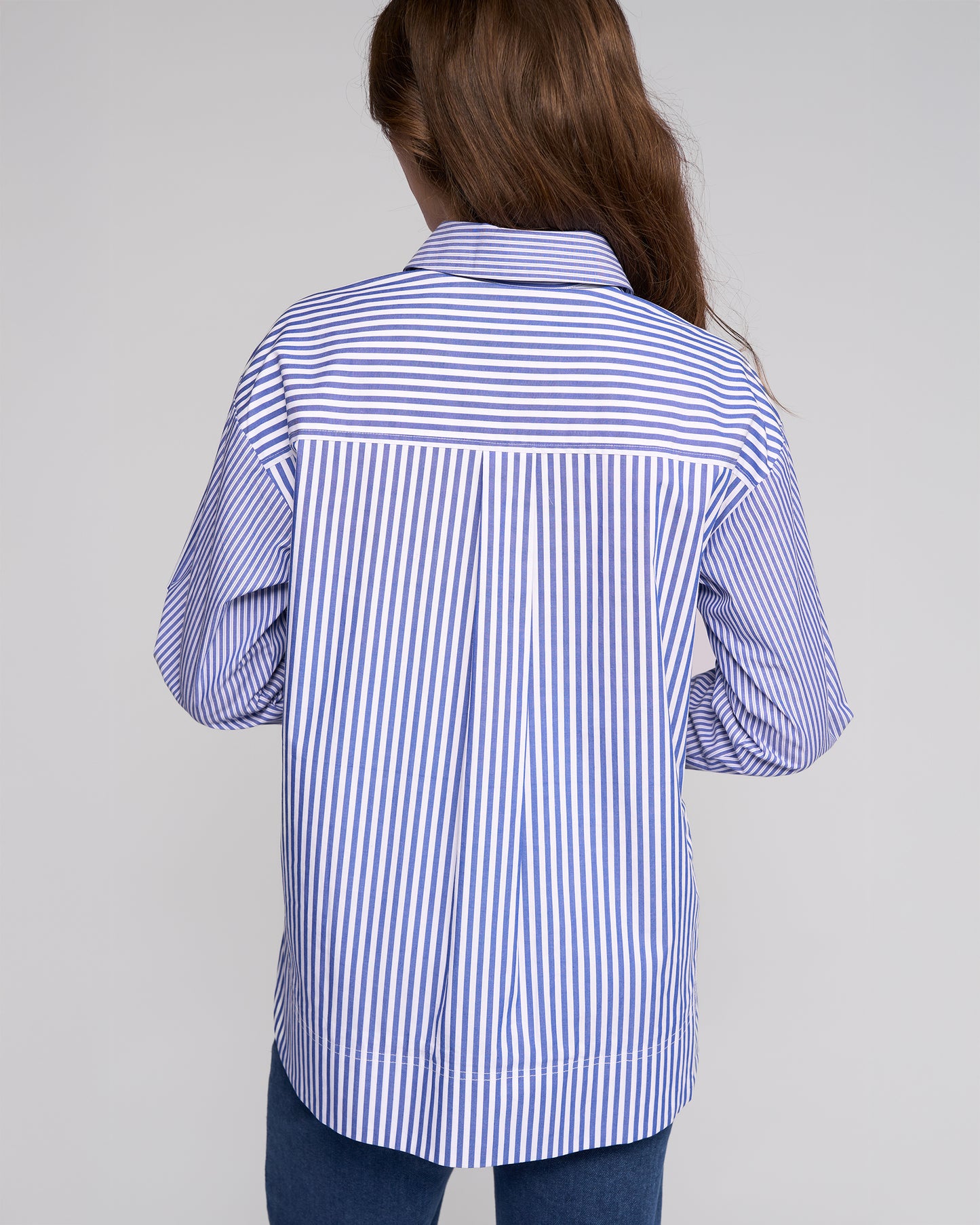 Vassalli    "Chart Shirt"   -    Blue/White Stripe   -   Sizes:  12  16 18