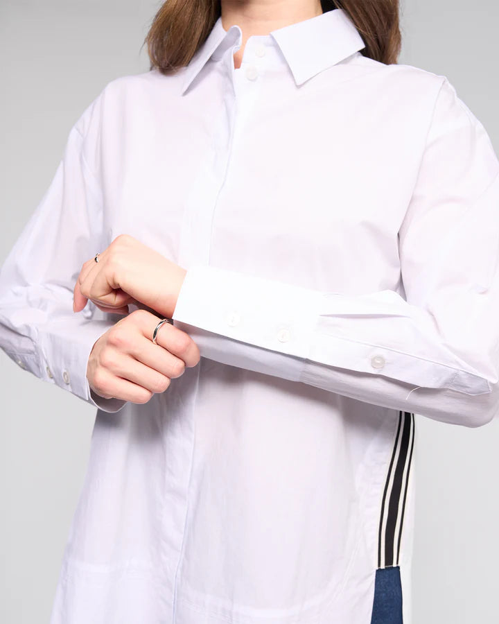 Vassalli Chart Shirt - White - Sizes: 8 10 12 14 16 18