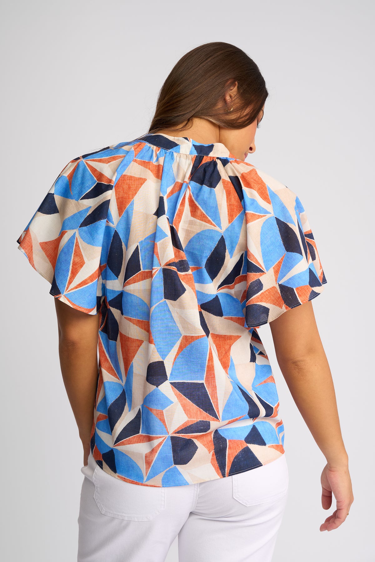 Vassalli  "Nyla" Top - Row Print - Sizes: 8 10 12 14