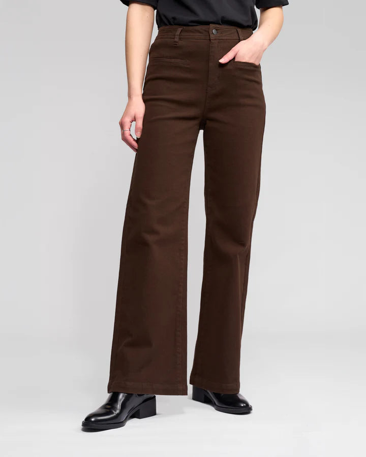 Vasssalli Peace Jean - Chocolate - Sizes: 8 10 16