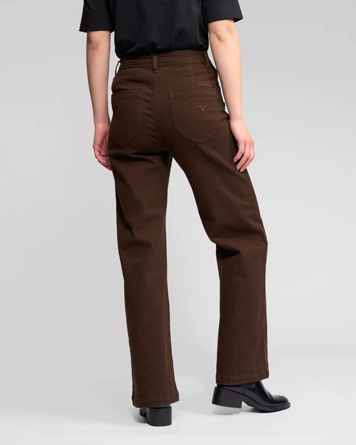 Vasssalli Peace Jean - Chocolate - Sizes: 8 10 16
