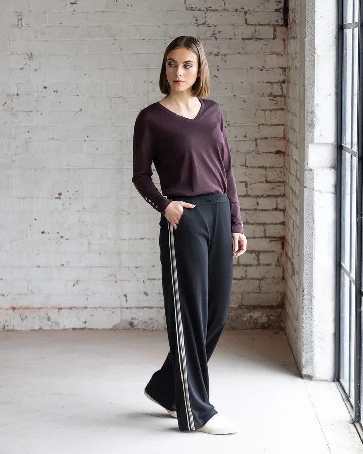Vassalli "Asher Merino Pant" - Black -Sizes: 12 16