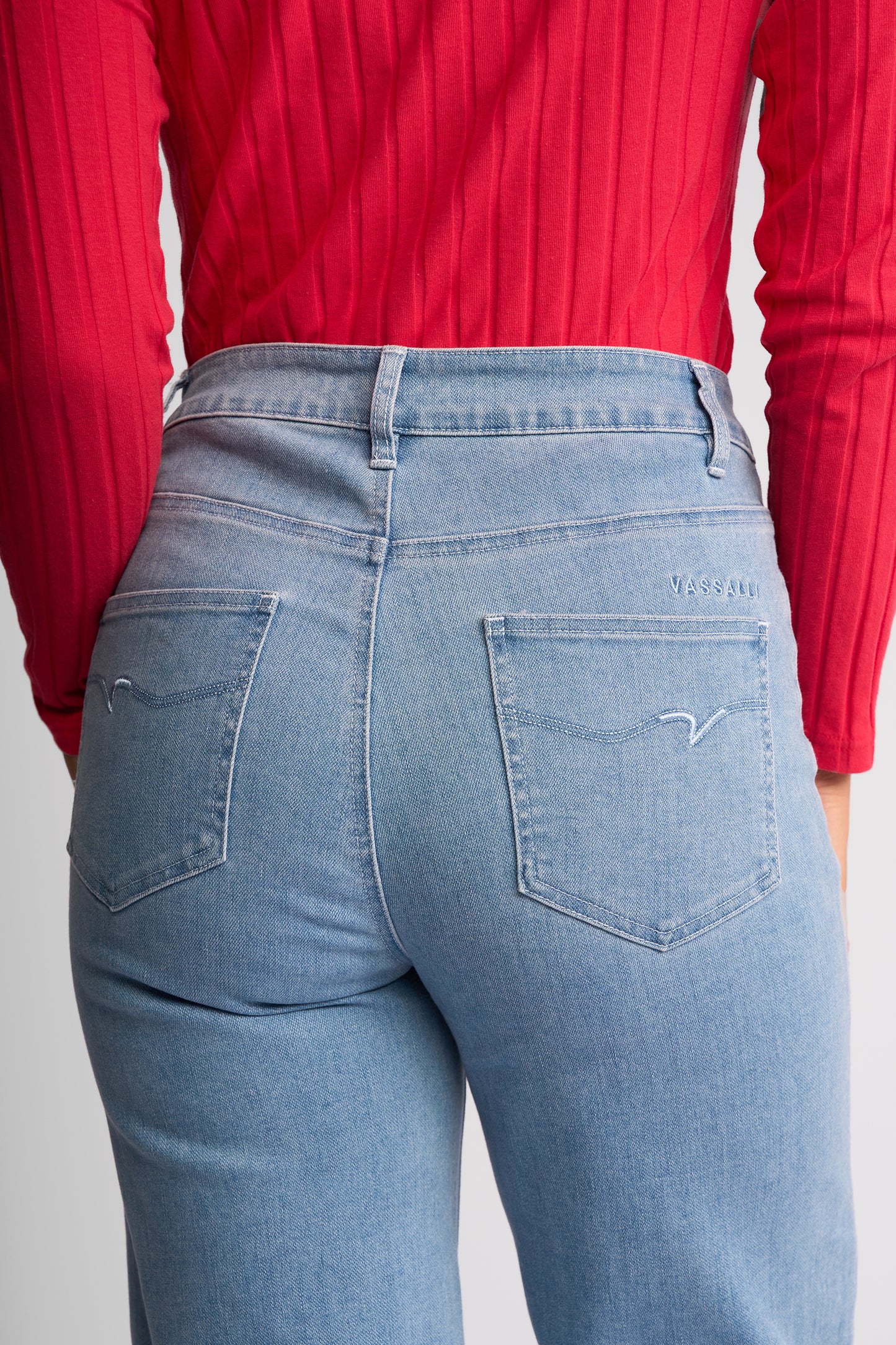 Vassalii "Lottie Jean" - Light Wash Denim - Sizes: 8 10 12 14 16