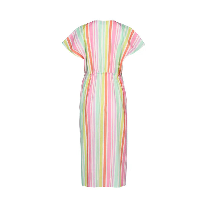 Vassalli Drop Shoulder Dress - Cabana Print - Sizes: 10 12 14