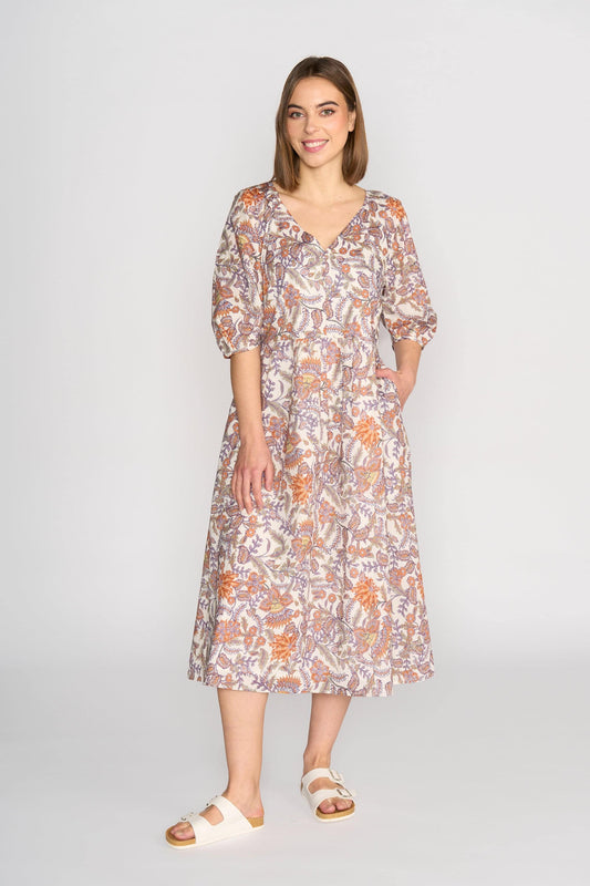 SALE  Vassali    V Neck Dress  -   Tuscany    -    Size:  14