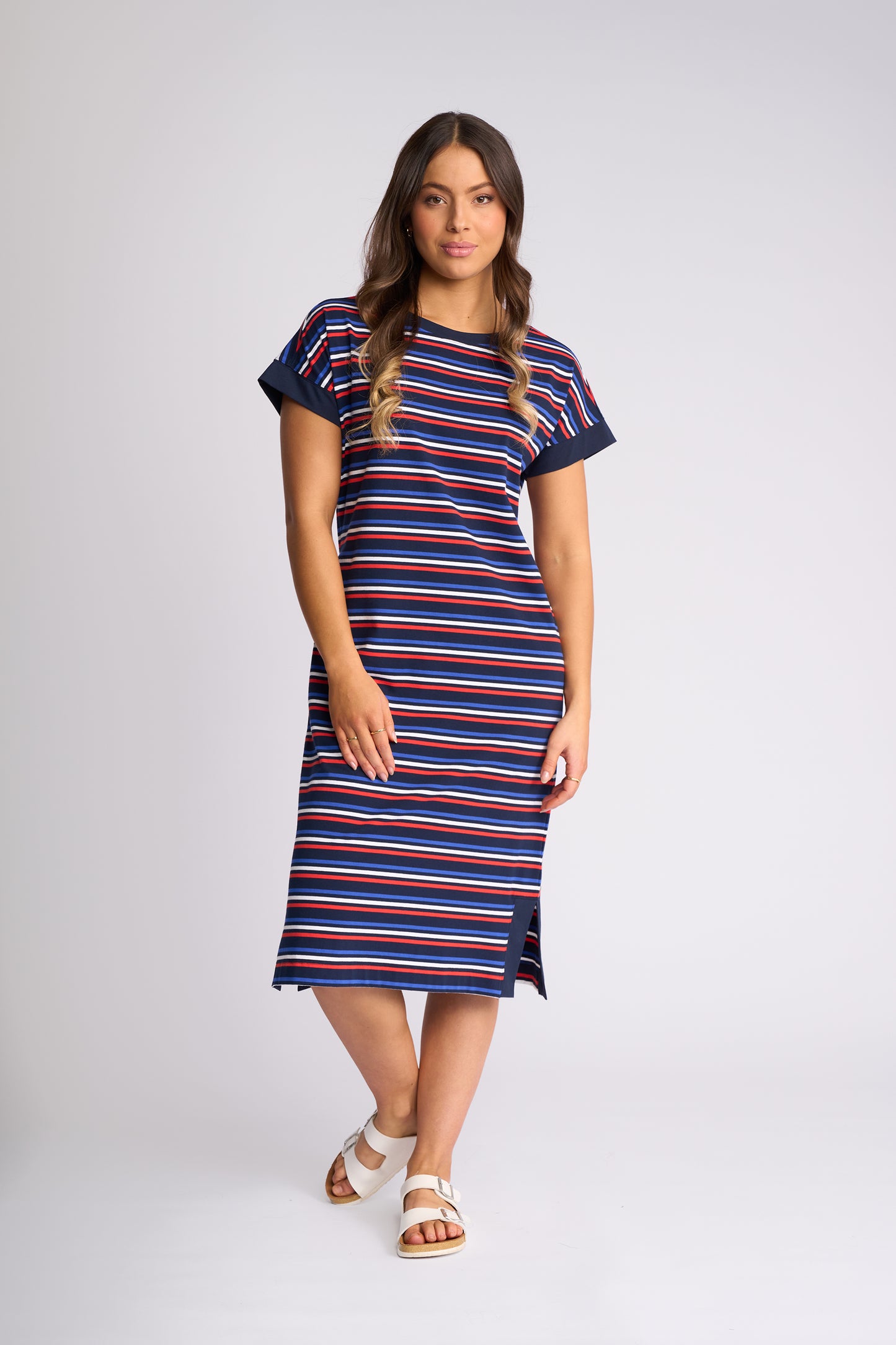 Vassalli "Verona"  Dress - Mixed Stripe - Sizes: 8 10 12 14 16