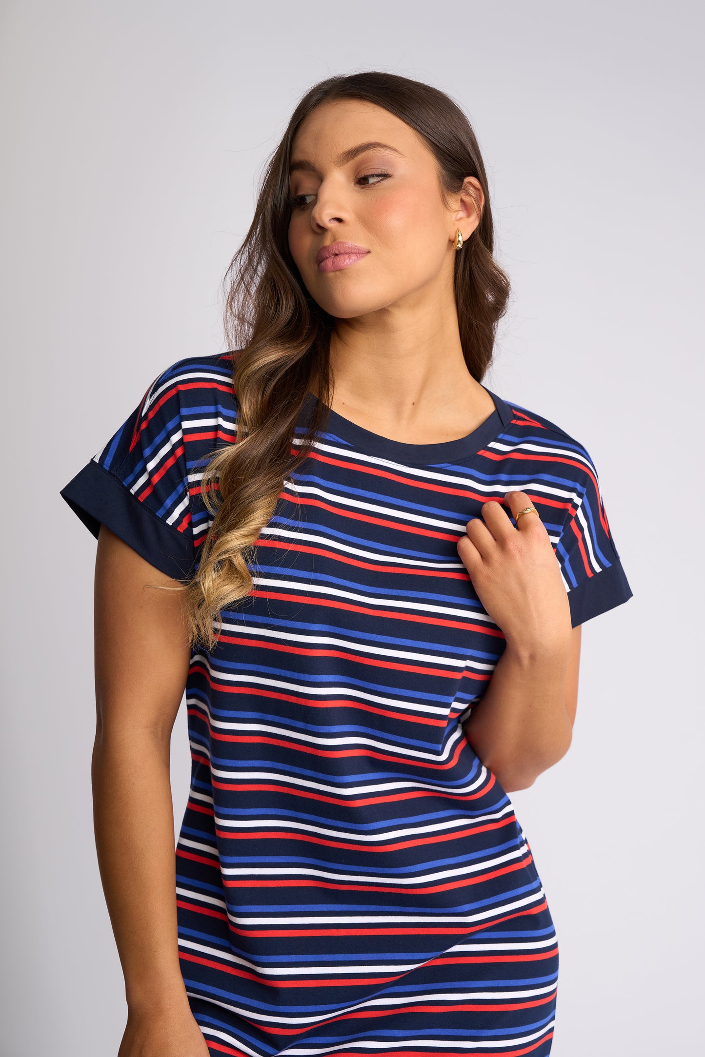 Vassalli "Verona"  Dress - Mixed Stripe - Sizes: 8 10 12 14 16