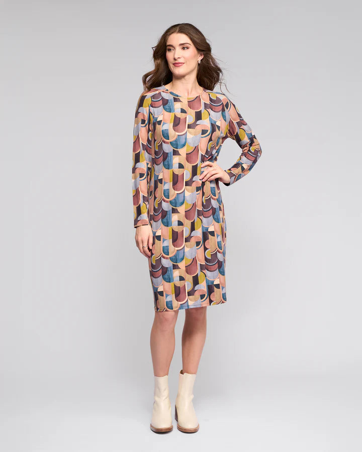Vassalli "Brunch Dress" - Revolve Print - Sizes: 8 10