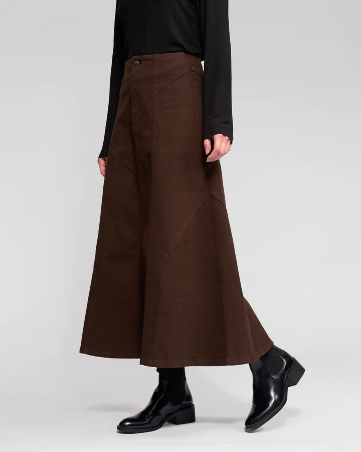 Vassalli "Akari Skirt" - Chocolate - Sizes: 12 14 16 18
