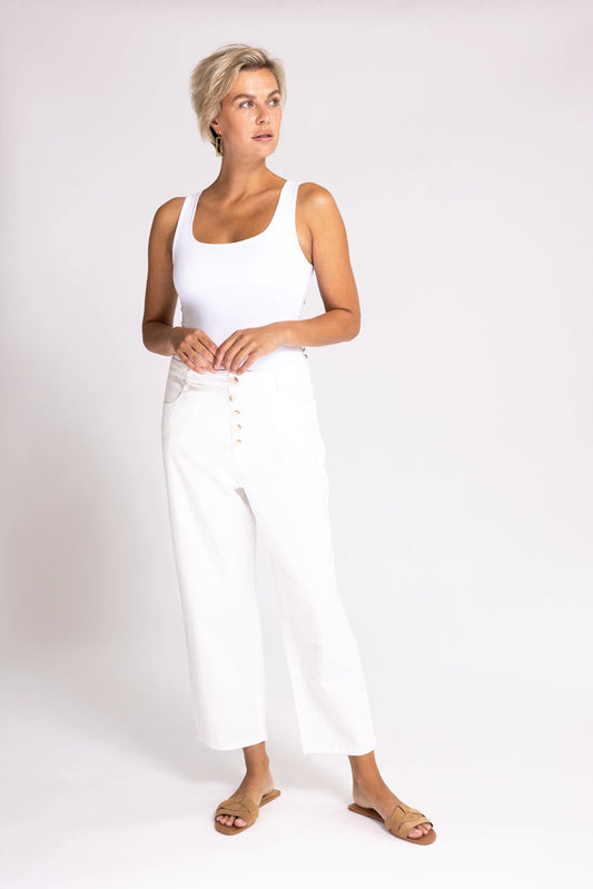 Zhrill "ZHSASSI" Jeans - White - Sizes: 28 (10) 29(11) 30(12) 31(13) 32(14)