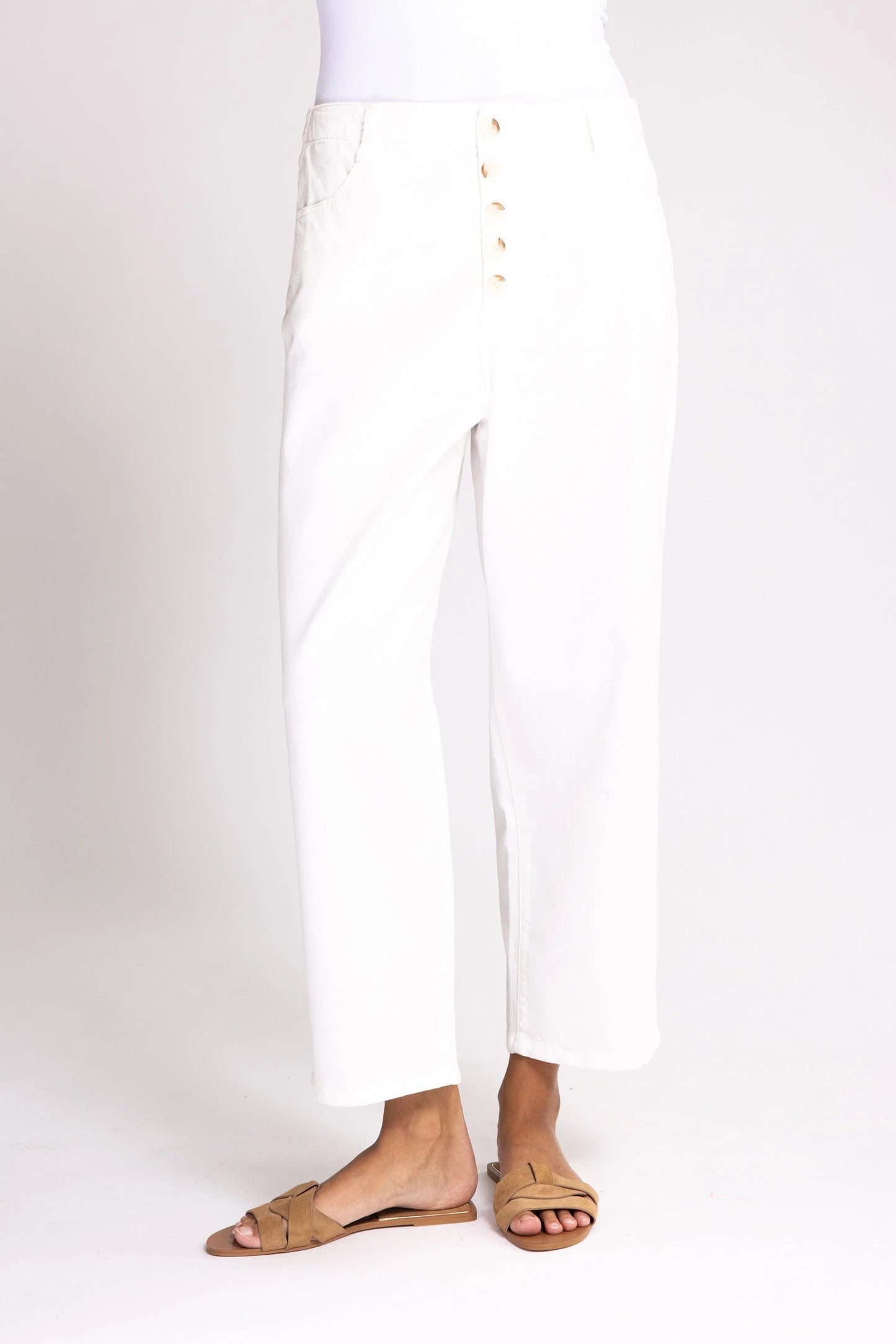 Zhrill "ZHSASSI" Jeans - White - Sizes: 28 (10) 29(11) 30(12) 31(13) 32(14)