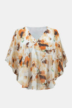 Load image into Gallery viewer, SALE  Joseph Ribkoff   White Print Layer Top  -  Sizes: 8