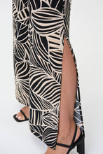 Load image into Gallery viewer, Joseph Ribkoff Black, Beige &amp; Gold Print Wide Leg Pant  - Sizes:  16