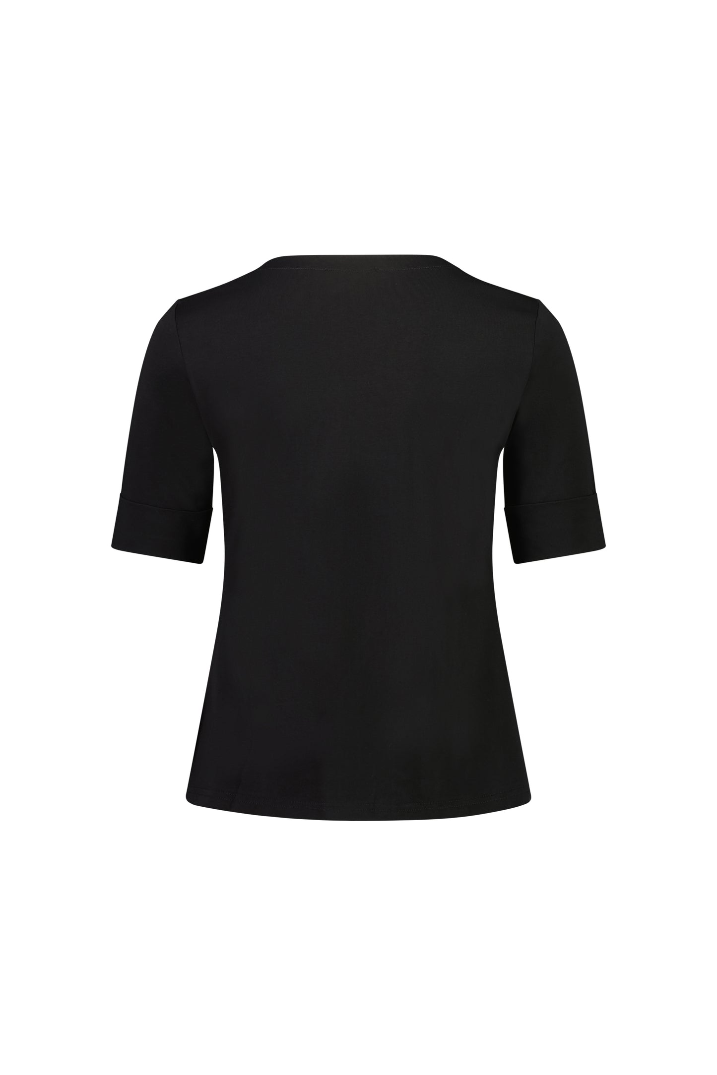 Vassalli    V Neck Tee Top     Black  -  Sizes:  8  10