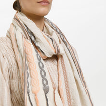 Load image into Gallery viewer, Cream &quot;Hella Scarf&quot;