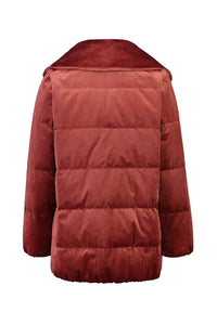 Verge "Beaumont Jacket" Velveteen Puffer Jacket- Sizes: S M L