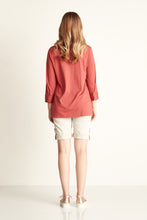 Load image into Gallery viewer, SALE  Verge  &quot;Constance Top&quot;   Washed Red  -  Size:  L