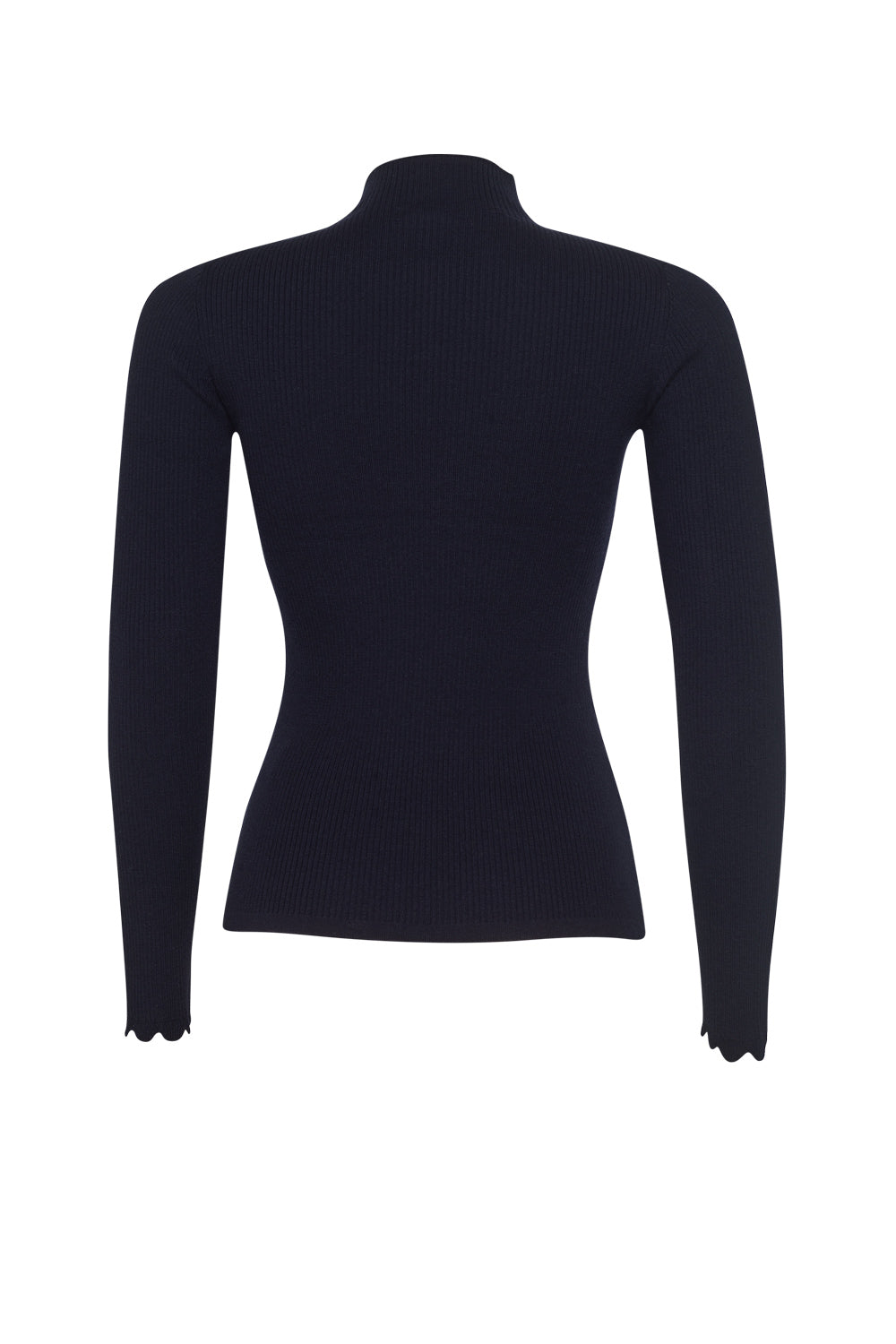 SALE  Loobie's Story   "Deneuve Funnel Neck"  Indigo  -  Sizes:   XS