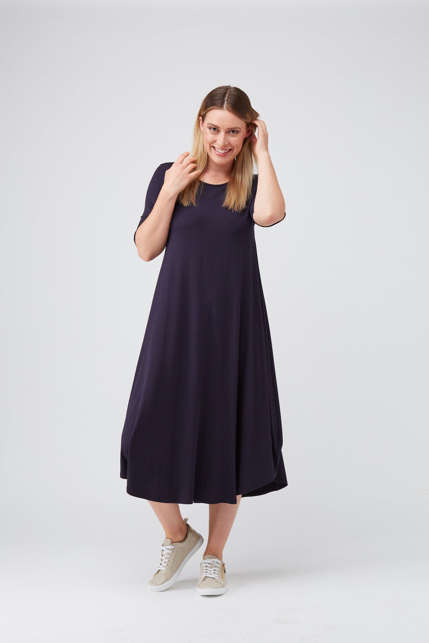 Tani Original Tri Dress    French Navy      Sizes:  18